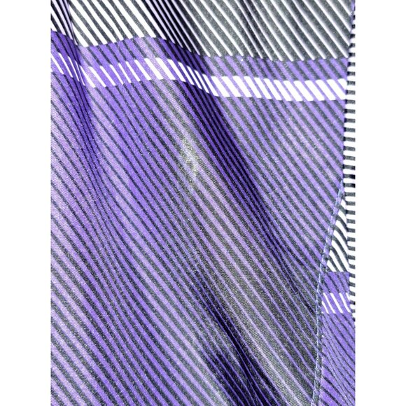 ZeroXposur Womens XL Reversible Jacket Purple Plaid Black Fleece Zip Up (Flaw) - Picture 8 of 10